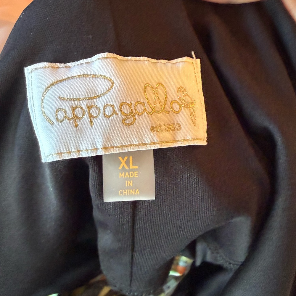 Pappagallo Blue And Orange Patterned Jumpsuit - image 4